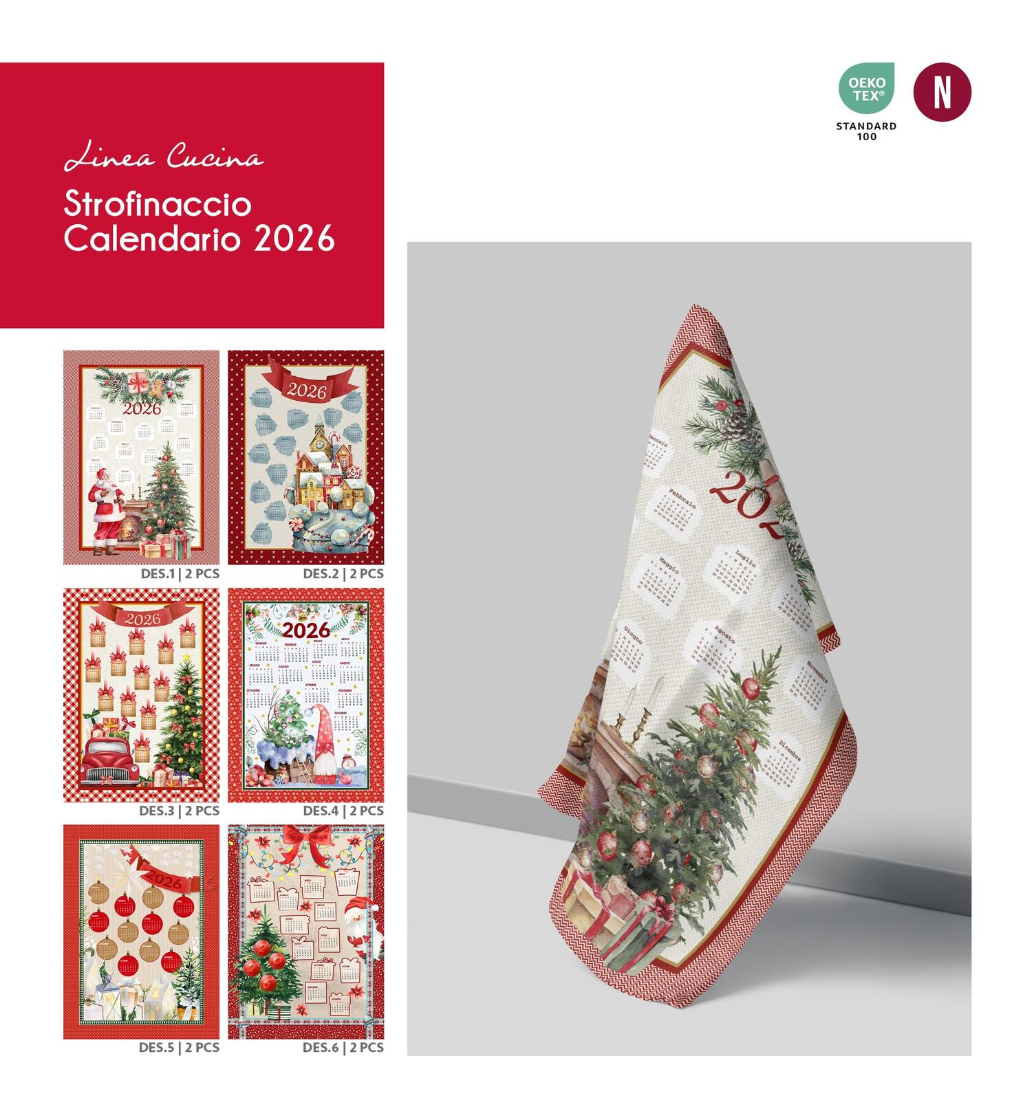 STROFINACCIO CALENDARIO 2026 50X70 Tellini S.R.L. Veleprodajna odjeća